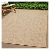 vidaXL Teppich ZIZUR 60x110 cm Jute-Optik Indoor und Outdoor