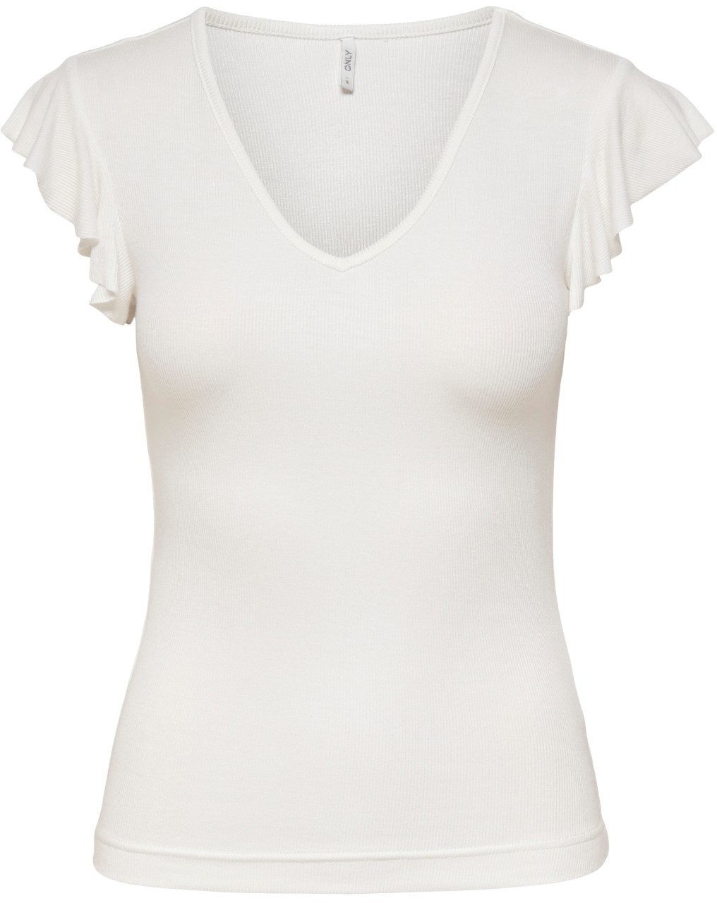 Only Damen T-Shirt ONLBELIA Weiß 15227187 XL