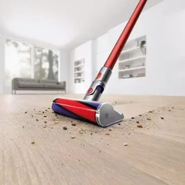 Dyson V11 Fluffy nickel/rot