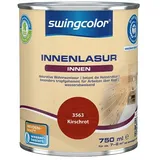 swingcolor Holzlasur Innenlasur  (Kirschrot, 750 ml, Seidenmatt)