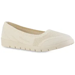 Damen Sportliche Ballerinas in Beige