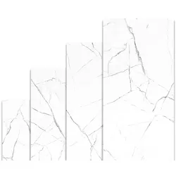 Belvit Statuario Weiß Fliese Matt 60x120 cm Marmoroptik rektifiziert innen außen