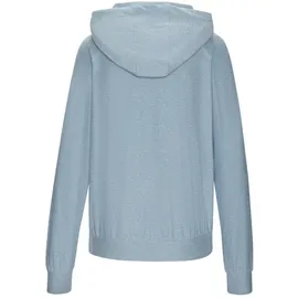 vivance active by lascana Funktions-Kapuzensweatjacke Damen blau meliert Gr.M (40/42)