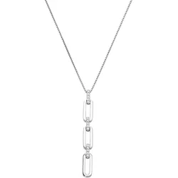 Kette mit Anhänger LADY, silber (silber 925), Halsketten, Damen, Silber 925 (Sterlingsilber)