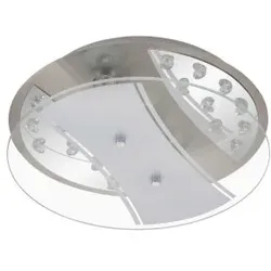 LED Deckenleuchte Briloner 3489-032 Wohnraumlampe Kristalloptik Ø27cm