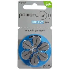Varta Power One Implant Plus 675 6 St.