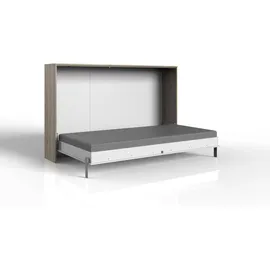 WIMEX Juist 120 x 200 cm horizontal weiß/san remo eiche nachbildung