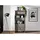 Massivmoebel24 Vitrine Akazie 71 x 45 x 147 cm Grau