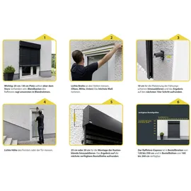 Schellenberg Raffstore Express 240 x 240 cm, Blende 30 cm