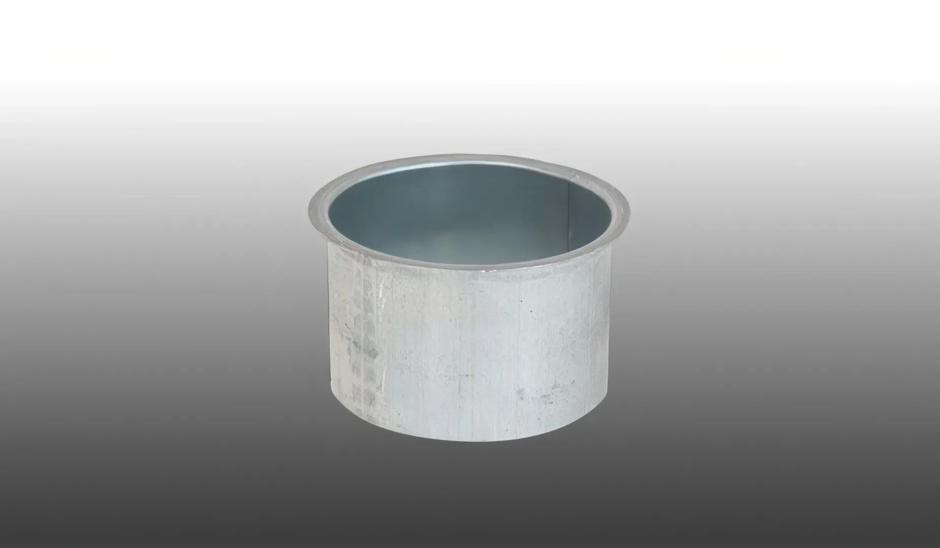 Rinnenstutzen für Alu Dachrinne HT 90 - 76 mm Regenrinnen-Ablauf mit Kunststoffmanschette – Abflussstutzen für Dachrinnen Zubehör