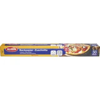 RUBIN Backpapier-Zuschnitte 1 Pack