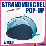 LIVARNO Kinder Pop-Up Strandmuschel Shark ca. 120x60x120 cm