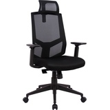 INOSIGN Chefsessel »Netti, Schreibtischstuhl, hochwertige ergonomische Ausstattung«, Netzstoff, schwarz
