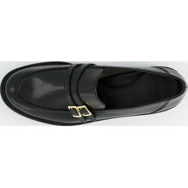 Paul Green 0078-1174-008/Slipper für Damen Schwarz, Größe 41 EU & Mokassin 1174-008, Glattleder,