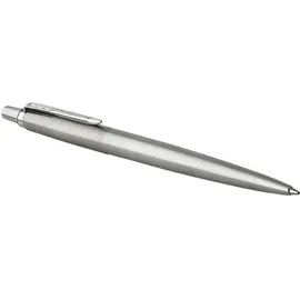 Parker Kugelschreiber Jotter Edelstahl silber, Schreibfarbe: blau,