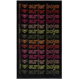 Roxy Badeponcho Cold Water Message Schwarz One Size