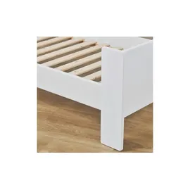 Hoppekids Kinderbett Juniorbett 90 x 200 cm MDF lackiert weiß