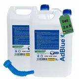 ADWELLE AdBlue 2×5L – Hochreine Harnstofflösung mit Ausgießer, für Diesel Euro 4/5/6, ISO 22241/DIN 70070, VDA-konform, NOx-Reduktion, Additiv für PKW& LKW