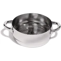 Alessi Mami Einsatz Dünsten, Edelstahl, Silber, 9.45 inches