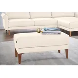 creation by rolf benz Hockerbank CR.450 Naturleder 93 x 45 x 48 cm Weiß