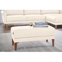 creation by rolf benz Hockerbank CR.450 Naturleder 93 x 45 x 48 cm Weiß