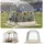 Vevor Transparentes Zelt 183x183x195 cm