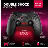 EAXUS Kabelloser DoubleShock Controller für Nintendo Switch - Bluetooth Gamepad