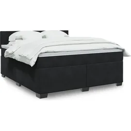 vidaXL Boxspringbett 180 x 200 cm Schwarz