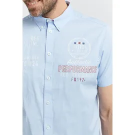 FQ1924 Kurzarmhemd Blau L
