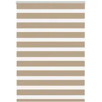 VidaXL Zebrarollo Sandbraun 105x150 cm Stoffbreite 100,9 cm Polyester