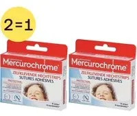 Mercurochrome Strips sutures adhésives 2x16 pc(s)