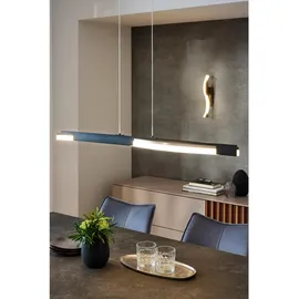 Fischer & Honsel Bridge LED Pendelleuchte Hängelampe Deckenleuchte Dimmbar Metall, Esszimmerlampe