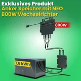 Campergold Anker SOLIX Solarbank E1600 Solarspeicher 1600Wh mit Growatt NEO-800M-X Wechselrichter WIFI und Anschlusskabel