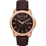 Armani Exchange, Armbanduhr, Banks, Rosa, (Analoguhr, 44 mm)