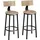 Tectake Barhocker Poole 54 x 101,5 x 54 cm Eiche Sonoma