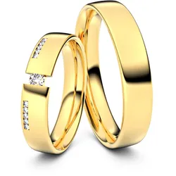 Trauringe B ̧ren 333er Gelbgold - 4321