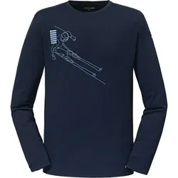 SCHÖFFEL Herren Rolli Longsleeve Hasliberg M, navy blazer, 54