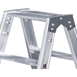 Euroline Alu-Stufenstehleiter 2 x 6 Stufen (3057706)