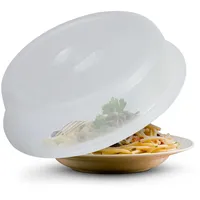 Pro Home Mikrowellenabdeckung Ø26 x 7cm 2er Set transparent