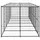 vidaXL Outdoor-Hundezwinger Stahl mit Überdachung 14,52 m2