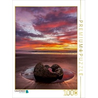 Calvendo Magischer Augenblick bei den Moeraki Boulders, Neuseeland (Puzzle)
