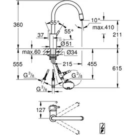 Grohe Concetto Niederdruck 31212003