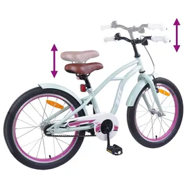 vidaXL Kinderfahrrad 18 Zoll Hellgrün