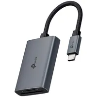 TP-Link UA440C USB Type-C auf SD-Kartenleser, Plug und Play, 3 × Schnellere Datenübertragung, Unterstützt Speicherkarten bis zu 2 TB, Kompatibel mit Mac, Windows, iPadOS, iOS, Android und Linux