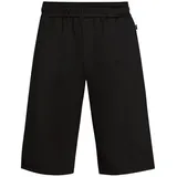 TRIGEMA Jerseyhose TRIGEMA "TRIGEMA Bermuda aus Single-Jersey", Damen, Gr. M, US-Größen, schwarz, 100% Baumwolle, Hosen Jerseyhose