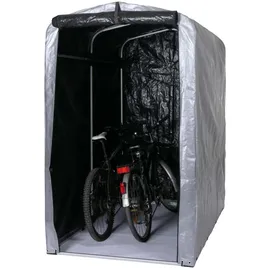 Proregal Fahrradgarage Foliengarage Aufbewahrungsgarage Garagenzelt Silber