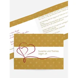 Hochzeitskarten Einladungen selbst gestalten mit Spruch und Fotos im Onlinedesigner bei Meine-Kartenmanufaktur.de