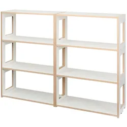 Tojo - hochstapler Blick Regalsystem, Regal 152 x 73,5 cm, weiß