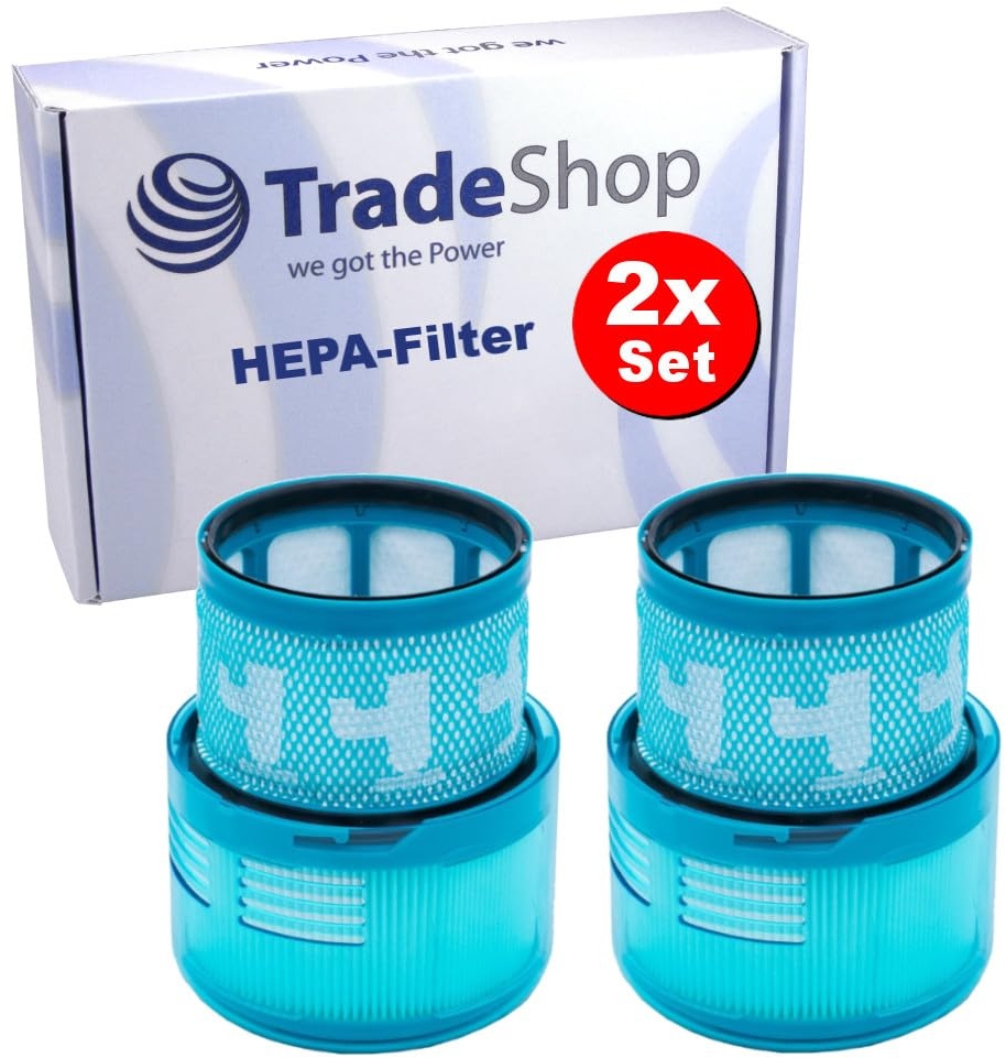 2x Trade-Shop HEPA Vormotor-Filter Ersatzfilter kompatibel mit Dyson Gen5 Detect Serie, Ersatz für Dyson 972352-01 / Staubsauger-Zubehör