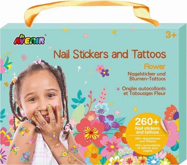 Preisvergleich Produktbild Avenir - Nagelsticker & Tattoos Blumen